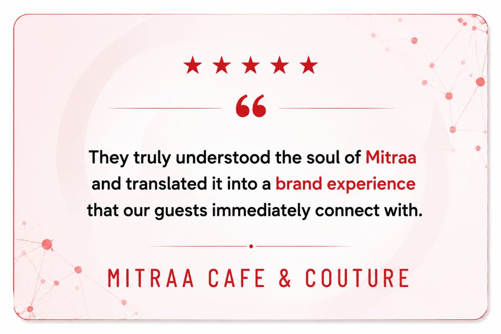 Mitraa Cafe & Couture testimonial